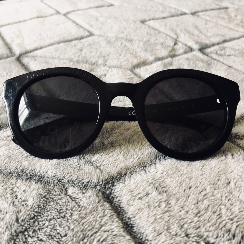 Juicy Couture Black Round Sunglasses